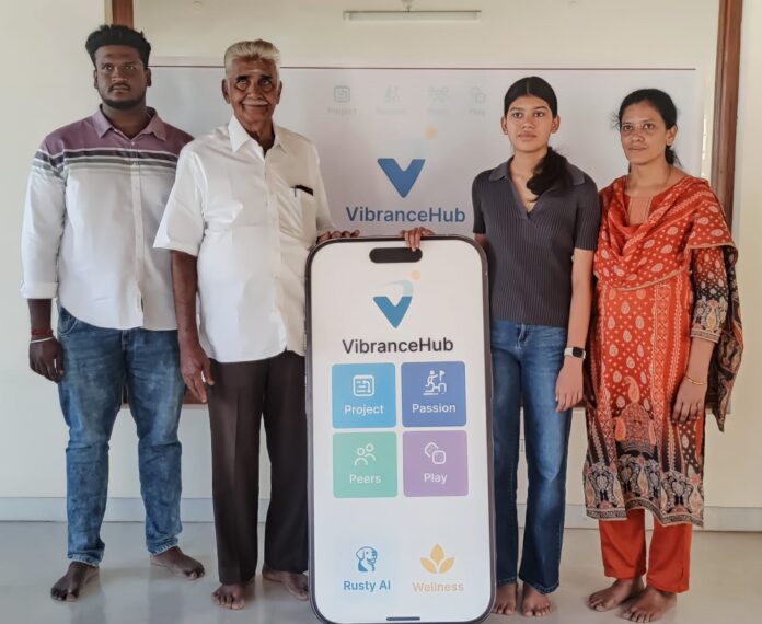 Vibrance Hub launch by student Rithanya Sivaram promoting innovative learning