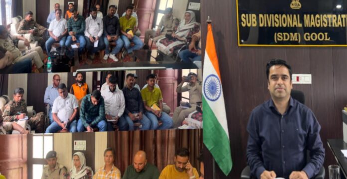 Gool SDM Imtiaz chairs disaster preparedness meeting