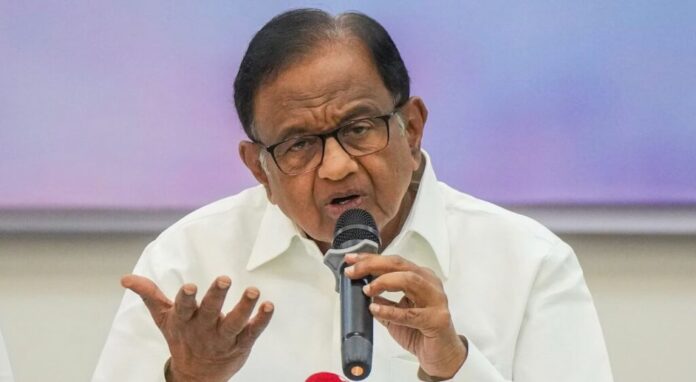 P Chidambaram speaking about Jammu and Kashmir