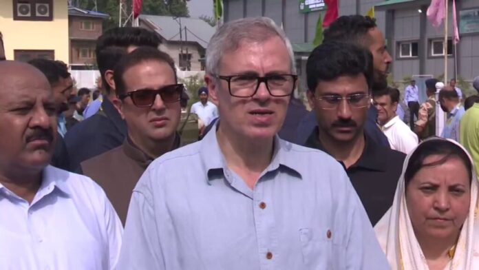 Omar Abdullah addressing issues in Jammu and Kashmir